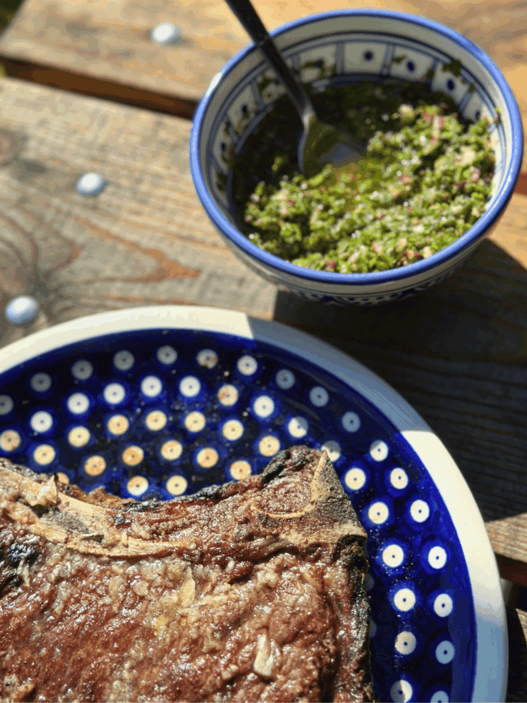 propozycja podania chimichurri