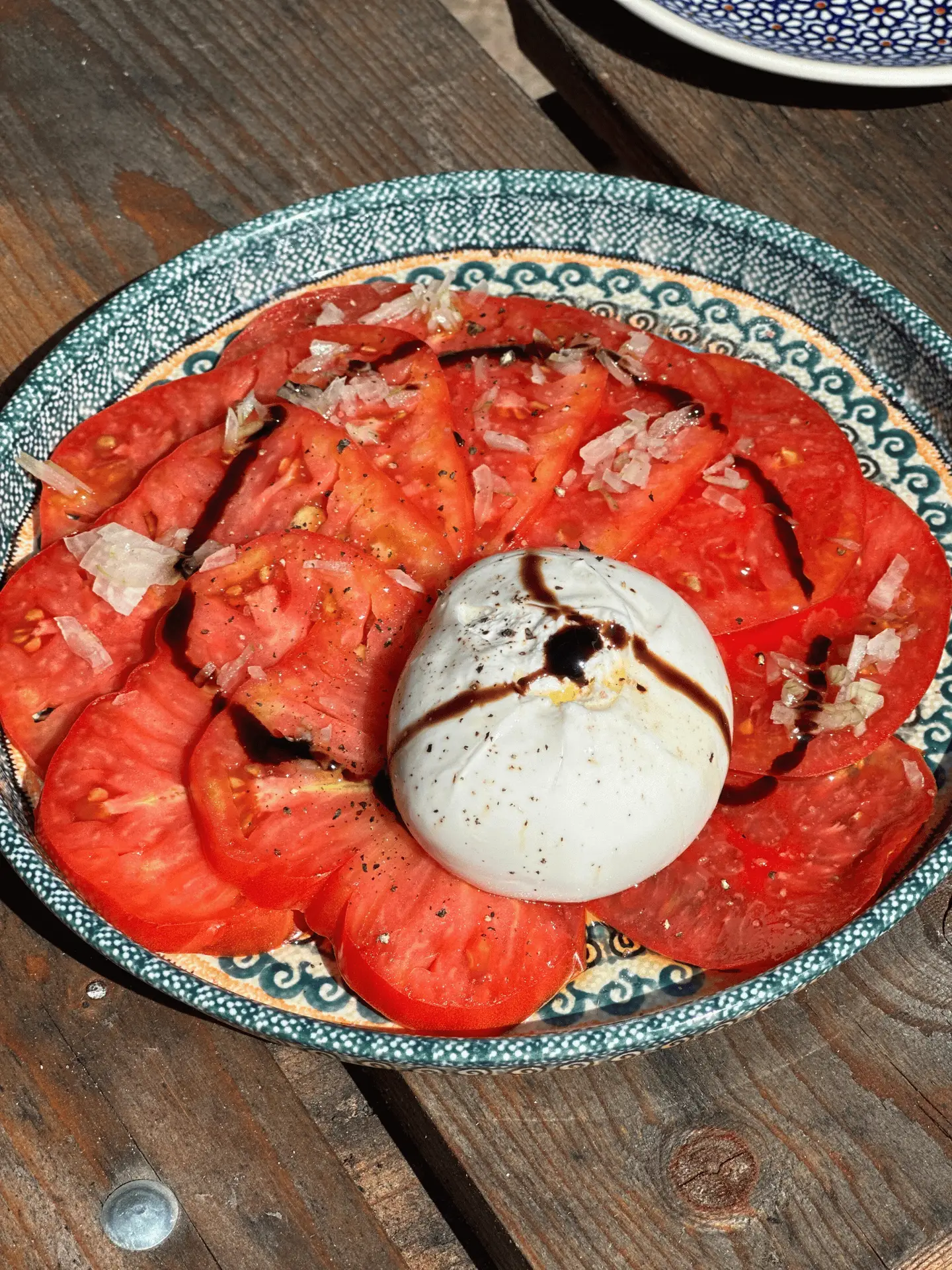 pomidor z burratą i glazem 2