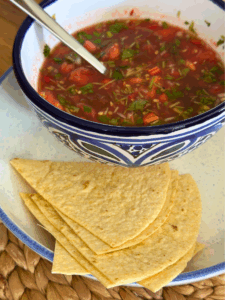 propozycja podania z nachosami