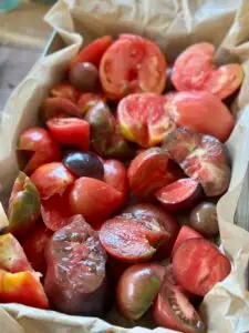 zupa aztecka pokrojone pomidory