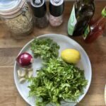 składniki na chimichurri