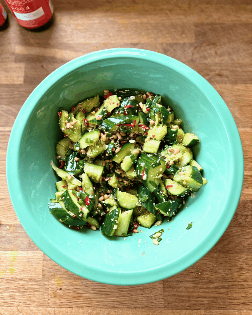 azjatycka sałatka z ogórków 1