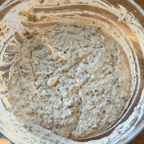 domowy chleb mieszanie