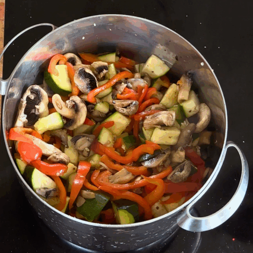 dusimy warzywa do szybkiej zupy