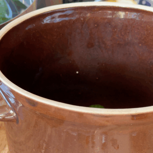 garnek na ogórki małosolne