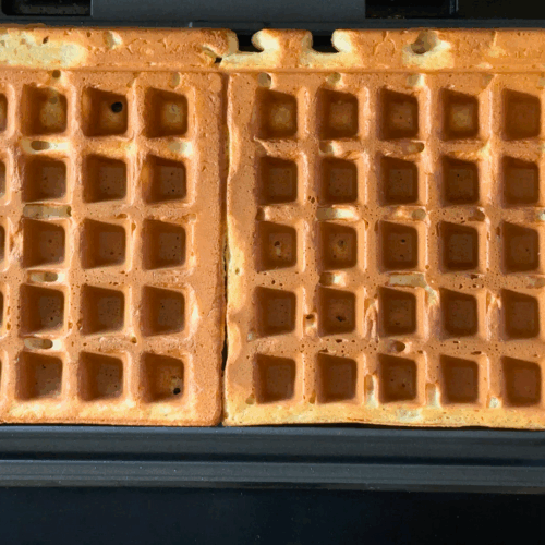 gofry bananowe smażenie