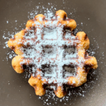 gofry belgijskie cukier puder