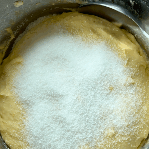 gofry belgijskie i cukier perlisty