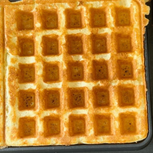 keto gofry smażenie