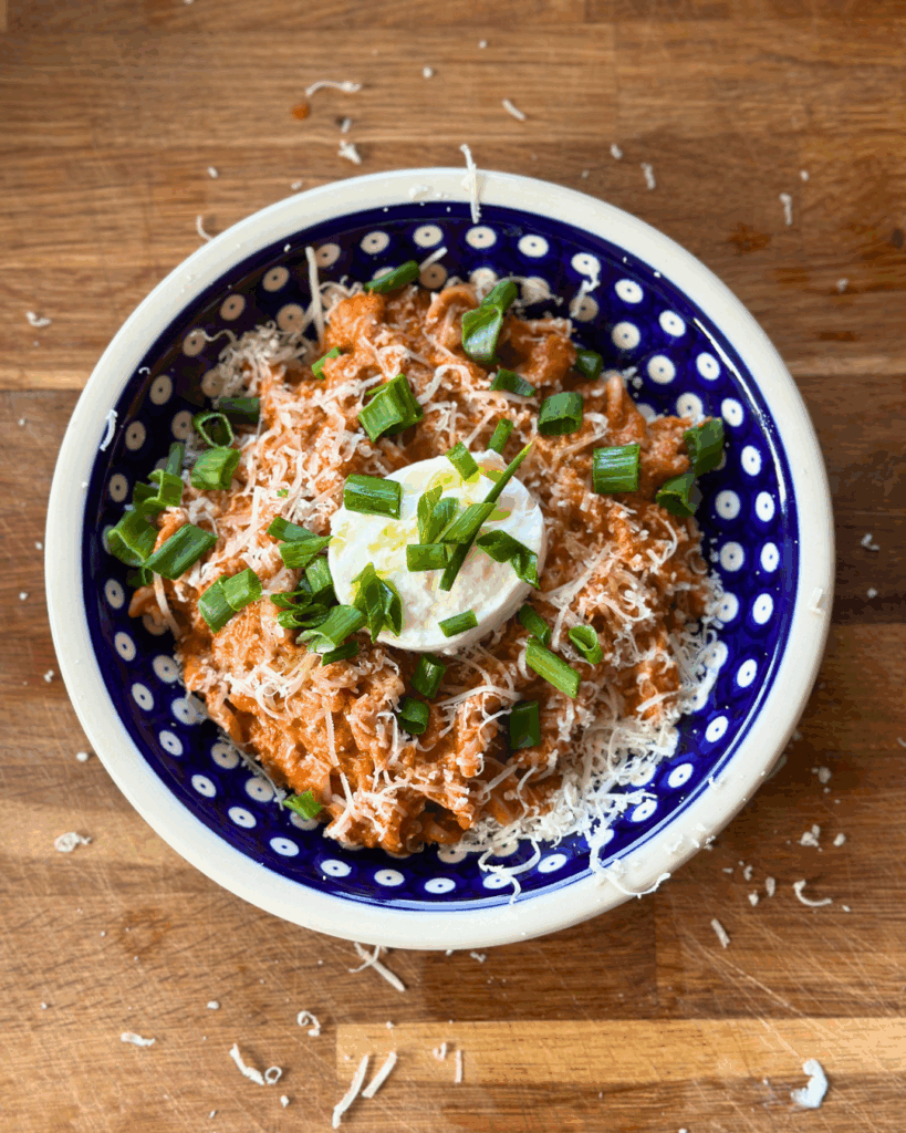 makaron ryżowy z warzywami 1