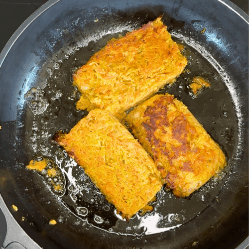 pasztet z cukinii podsmażamy