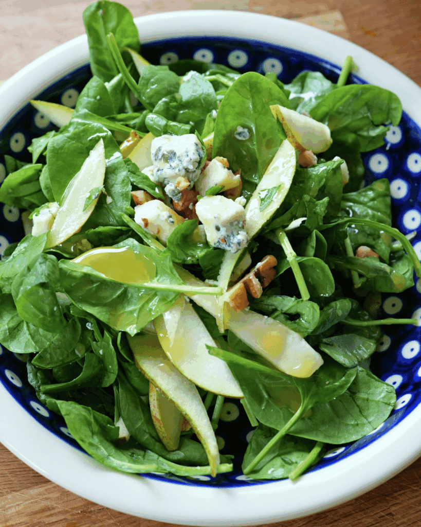 sałatka z gruszką