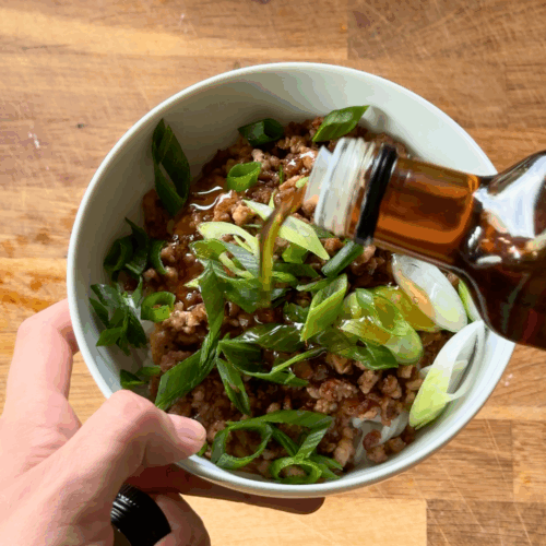 skropienie olejem sezamowym