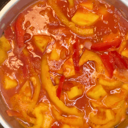 zupa rybna z dorszem pomidory