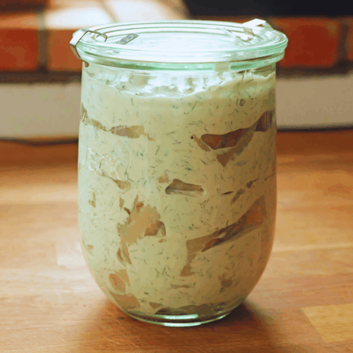 śledzie w sosie koperkowym przechowywanie chłodzenie