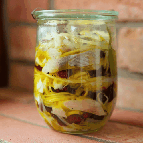 śledzie z żurawiną 1