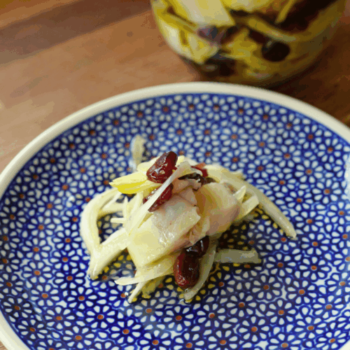 śledzie z żurawiną 2