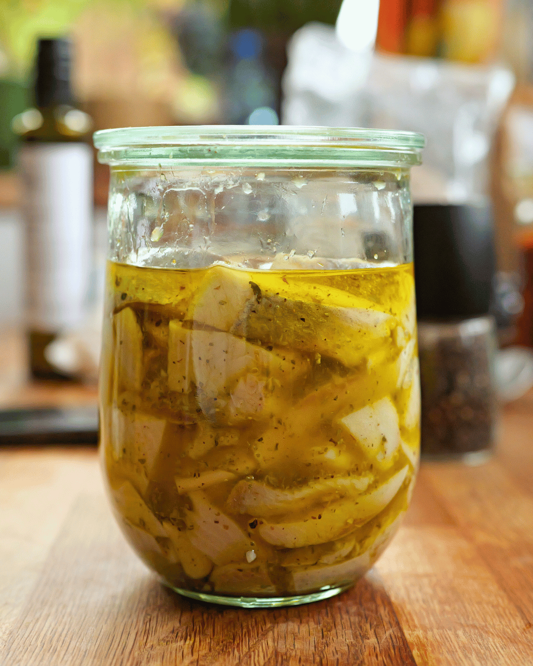 cymes śledziowy, marynowanie