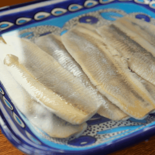 cymes śledziowy, moczenie i wymiana wody