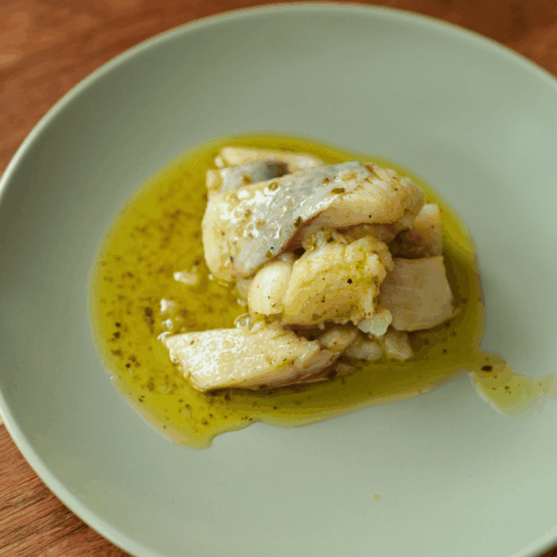 cymes śledziowy, podawanie