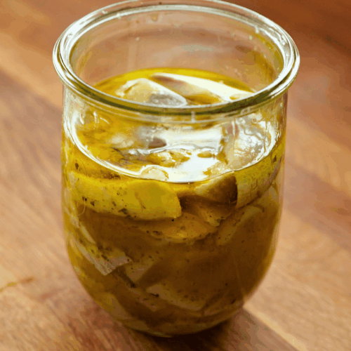 cymes śledziowy, przekładanie do słoika