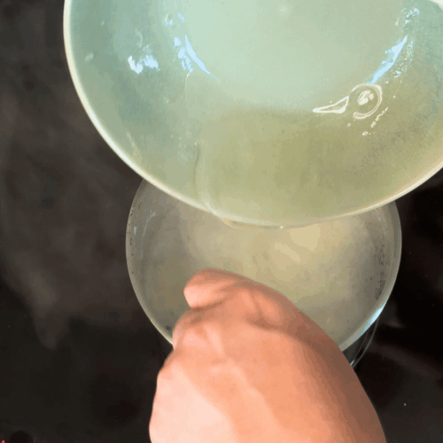 panna cotta z marakują, Łączenie składników