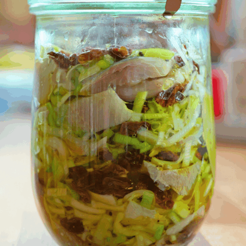 śledzie z porem chłodzenie