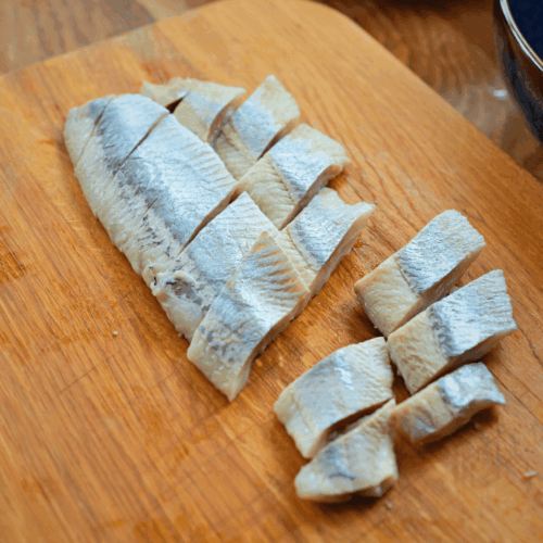 śledzie z porem moczenie śledzi