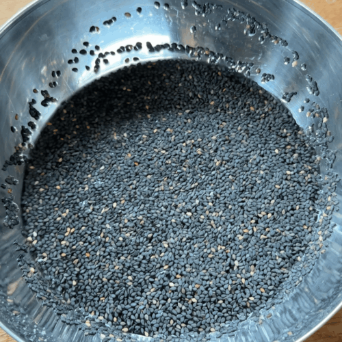 czarne bułeczki bao moczymy sezam