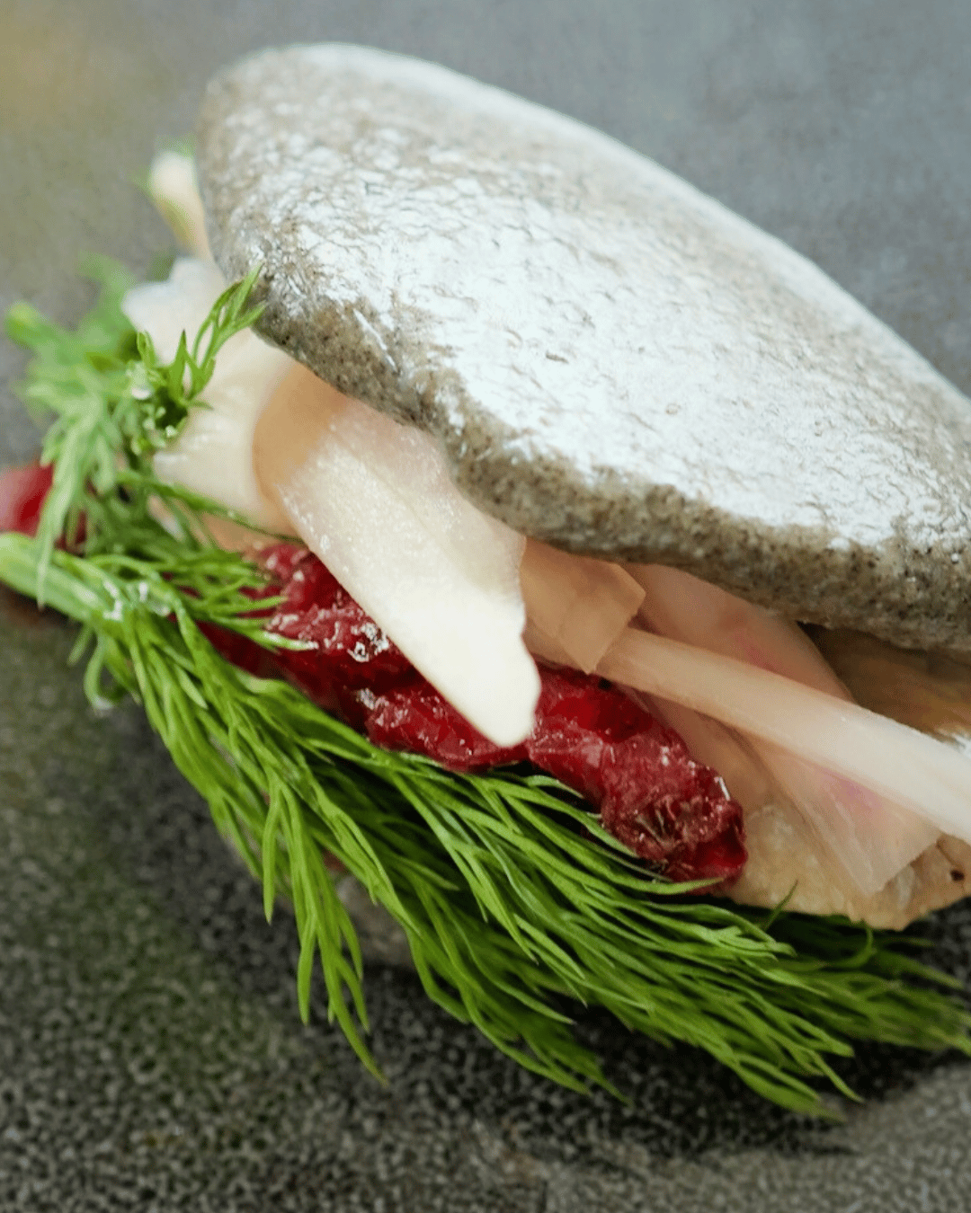 czarne bułeczki bao