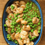 smażone krewetki z groszkiem 3